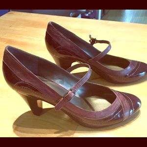 ALDO Retro purple pumps